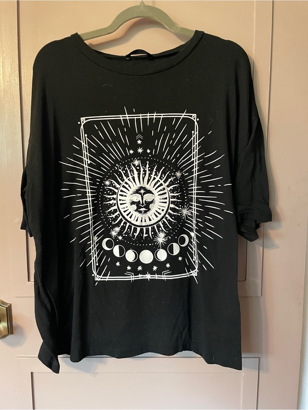 Black Sun & Moon Tarot Graphic Tee - Women